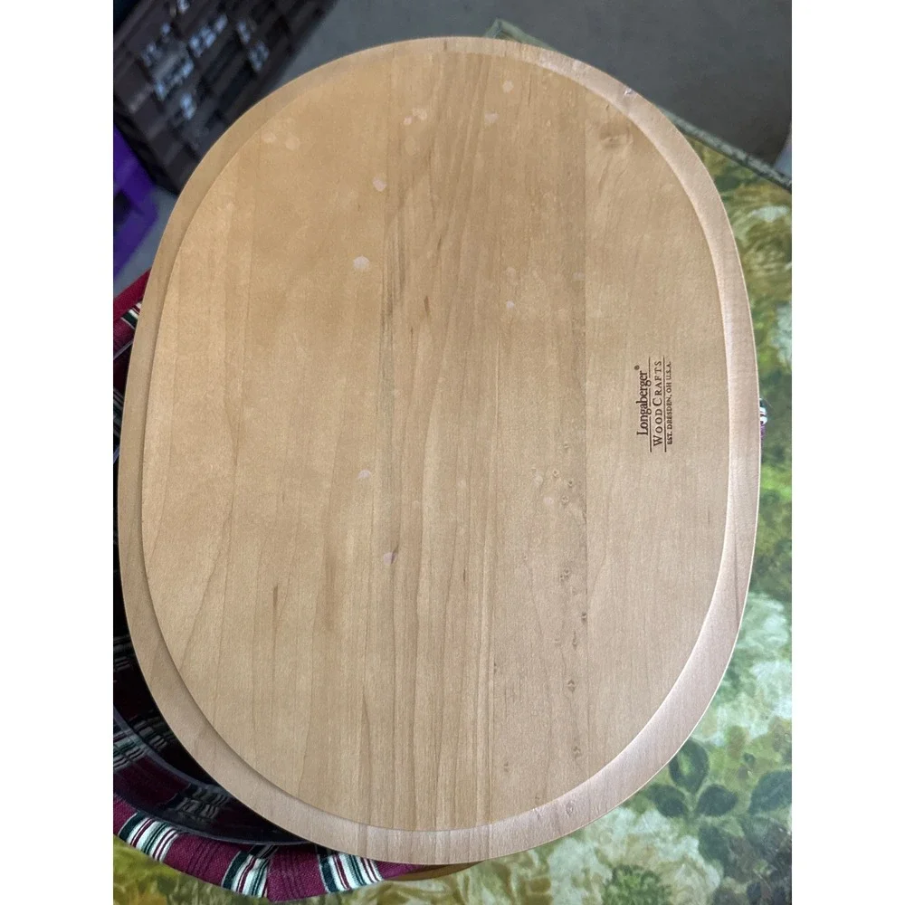 Longaberger 2004 Christmas Collection Get-Together Basket Lid Liner Protector